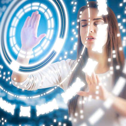 Tecnología háptica en interpretación para personas sordociegas