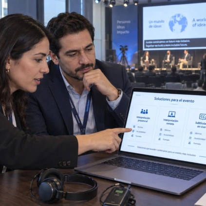 Cómo elegir la mejor solución de interpretación y subtitulado para tu evento multilingüe