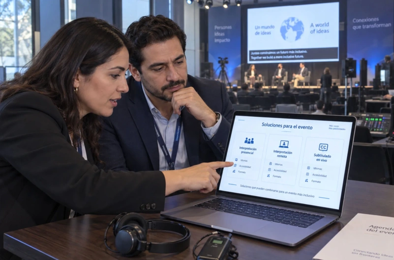 Cómo elegir la mejor solución de interpretación y subtitulado para tu evento multilingüe